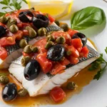 Elegant Fish with Sauce Niçoise