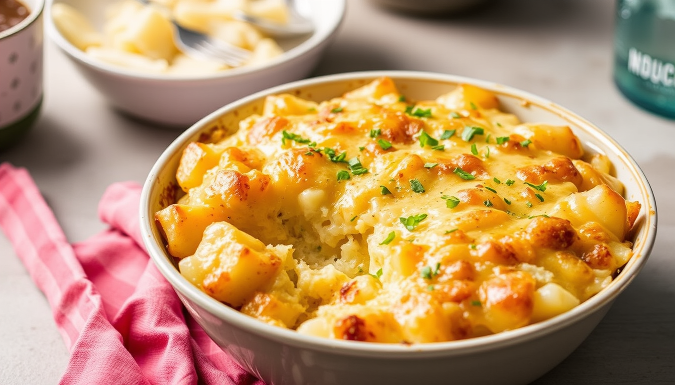 Cheesy Potato and Cheese Casserole