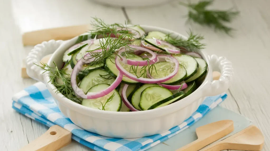 The Ultimate Cucumber and Red Onion Salad for Summer