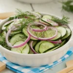 The Ultimate Cucumber and Red Onion Salad for Summer