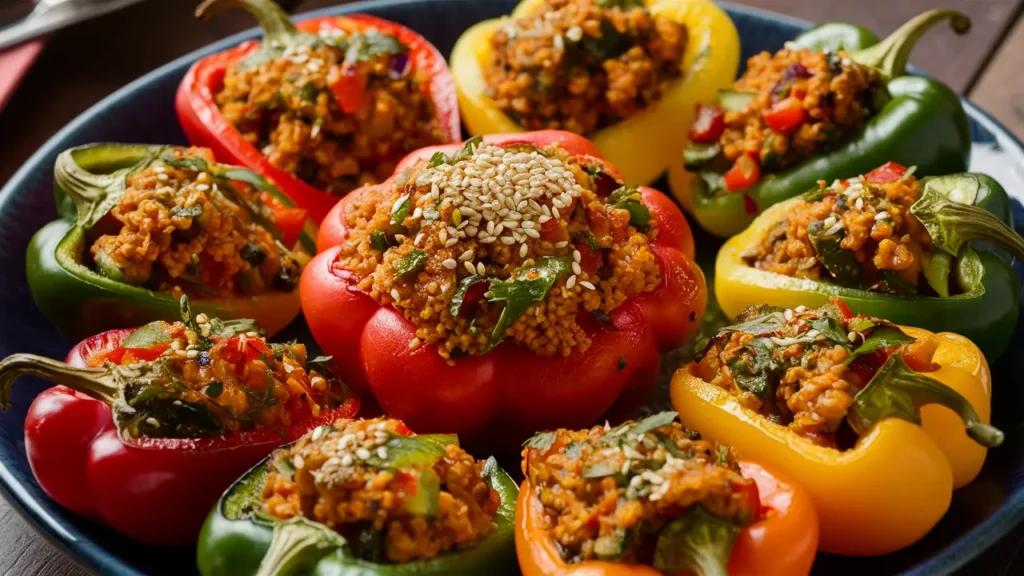 Millet-Stuffed Peppers