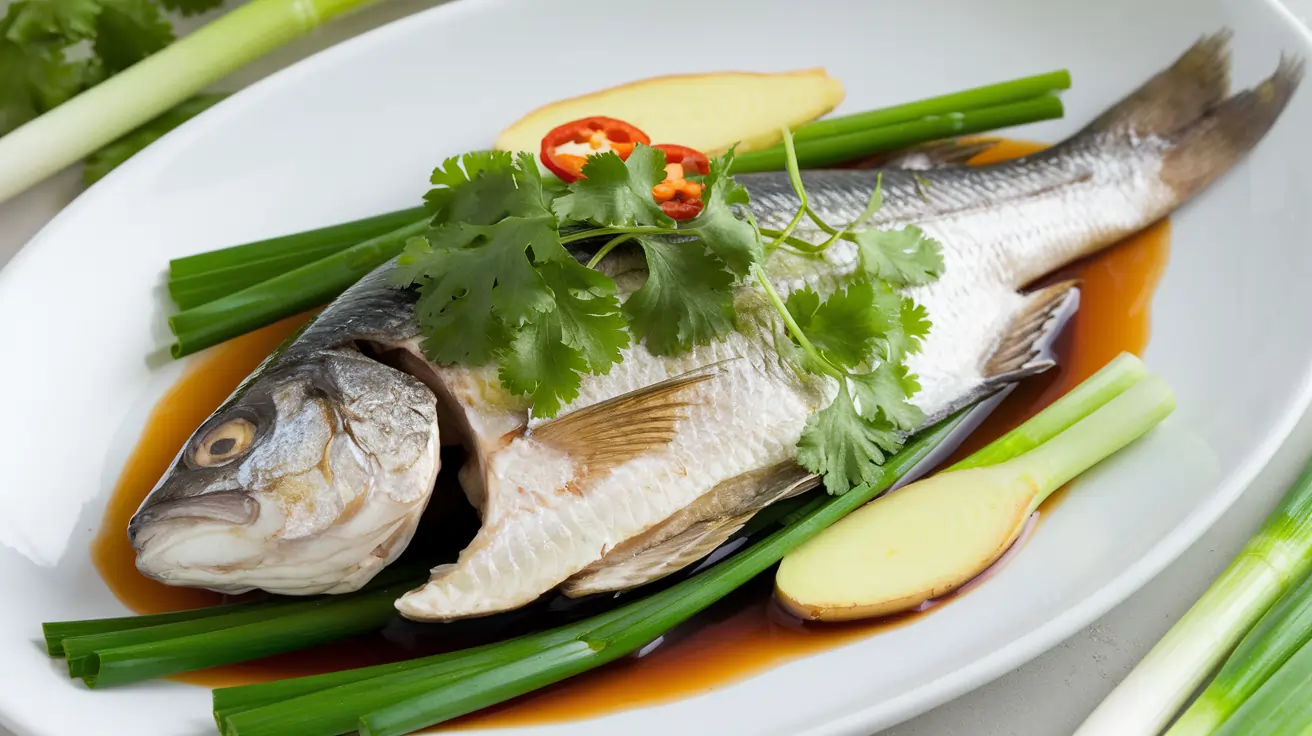 Delicious Ginger-Scallion Steamed Fish