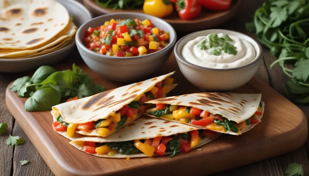 Veggie-Stuffed Quesadillas