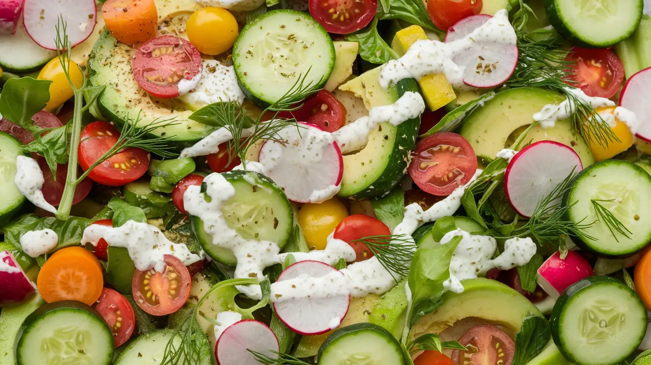 Crunchy, Creamy Cucumber-Avocado Salad: A Refreshing Summer Delight