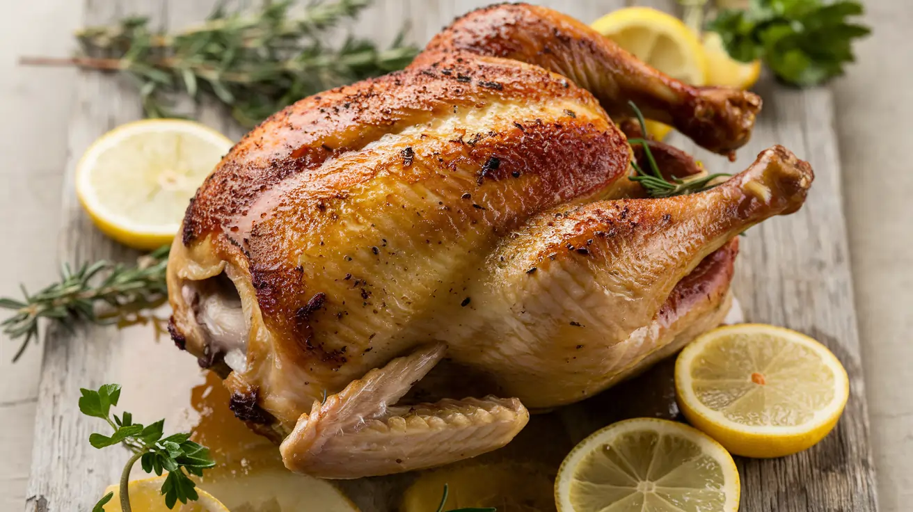 Perfectly Roasted Lemon and Herb Chicken