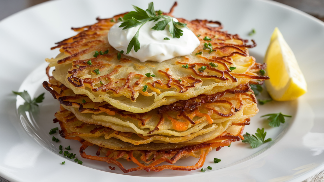 Crispy Potato and Carrot Pancakes