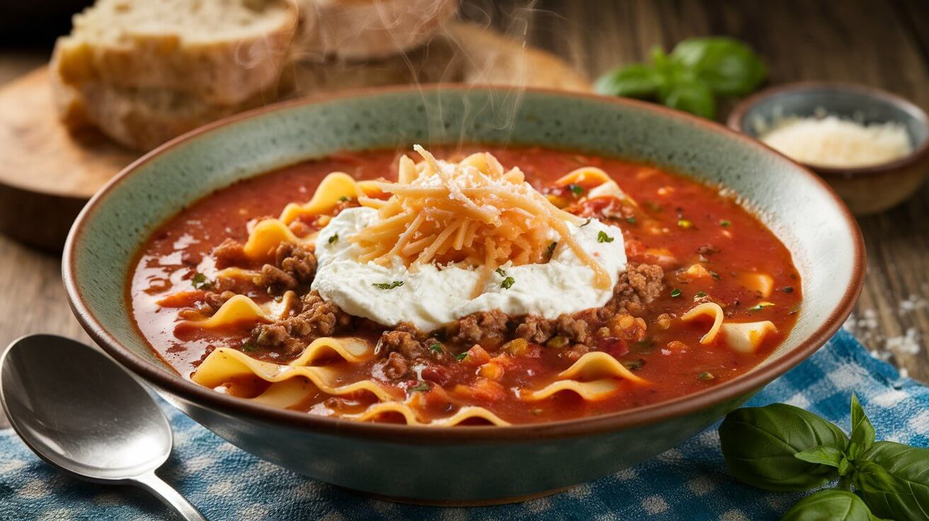 Ultimate Lasagna Soup Recipe: Cozy Comfort in a Bowl (30-Minute Meal)