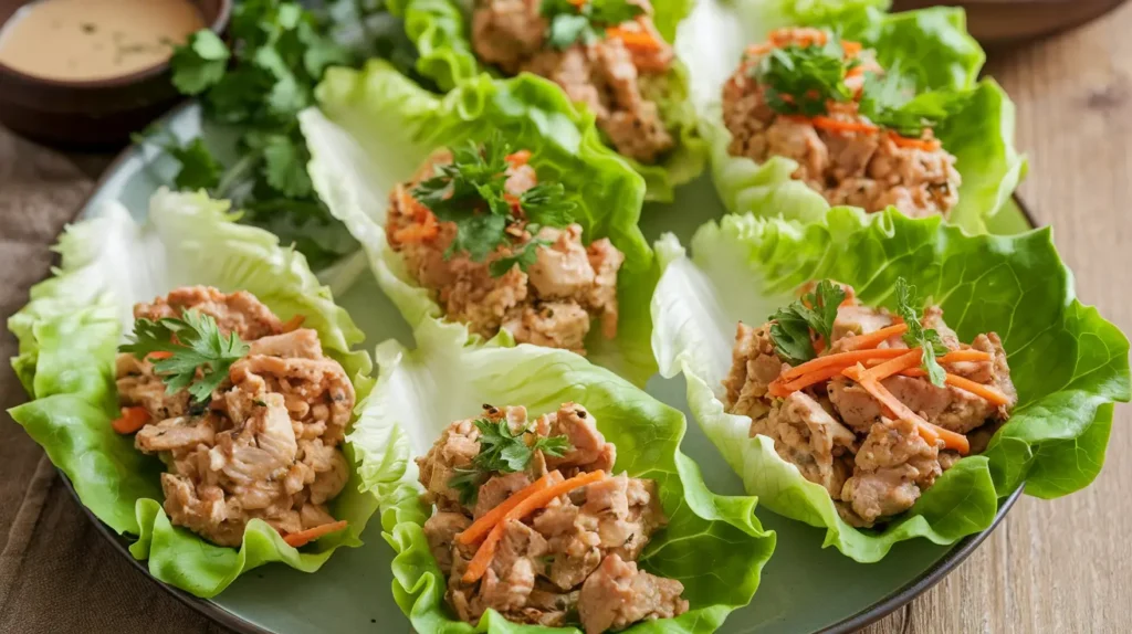 Healthy Chicken Mince Lettuce Wraps