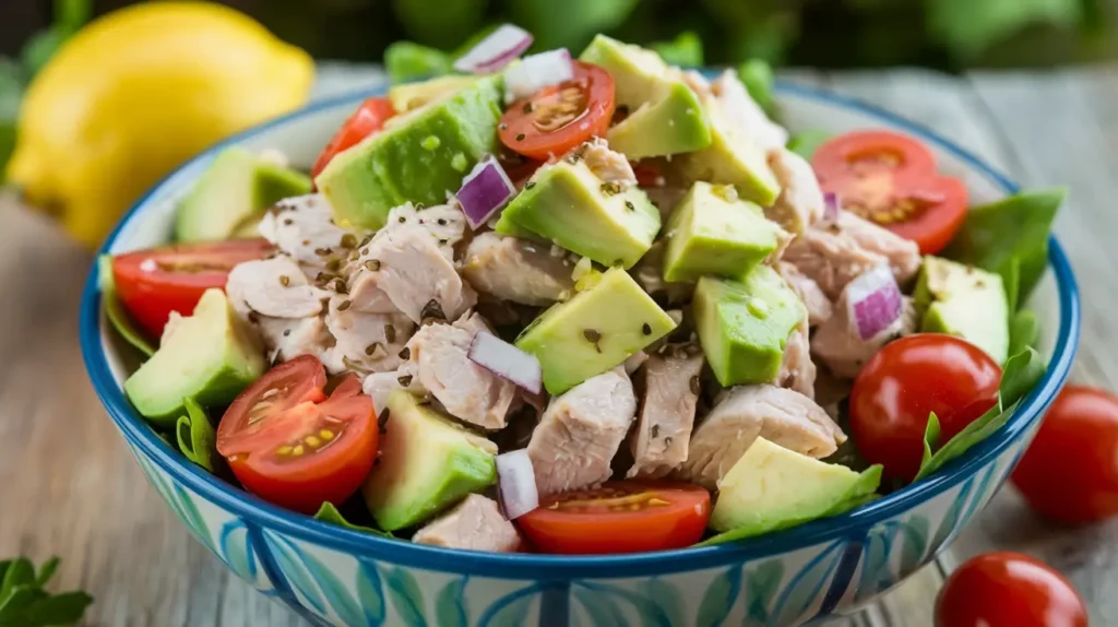 Keto Avocado Chicken Salad