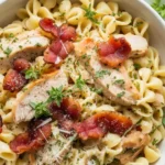 Chicken and Bacon Pasta Without Cream: A Lighter, Flavorful Delight