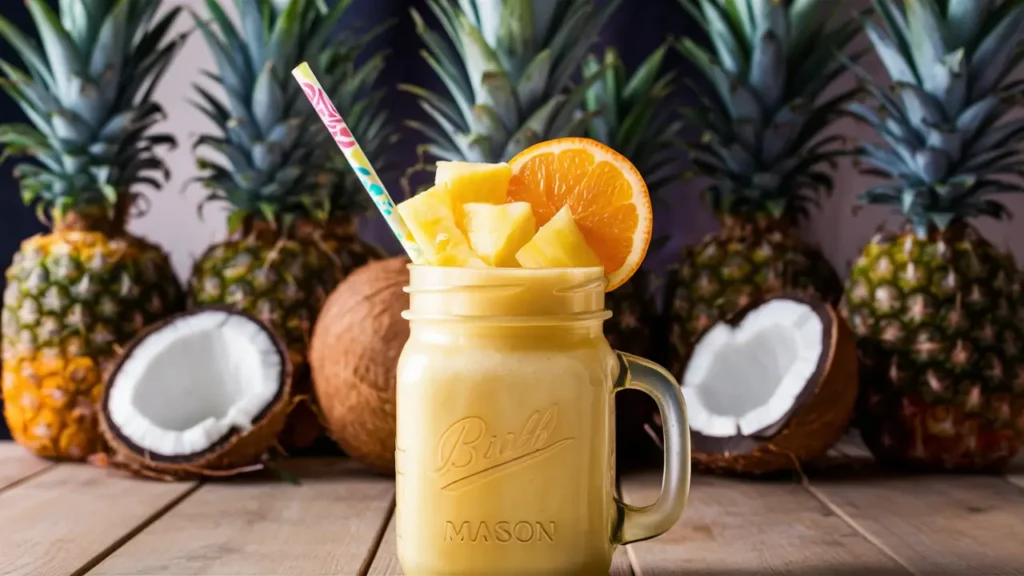 tropical Pineapple Coconut Smoothie