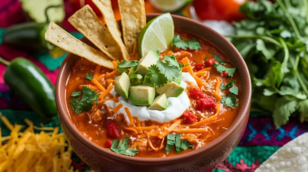 Hearty and Flavorful Chicken Enchilada Soup: A Comforting Mexican-Inspired Recipe