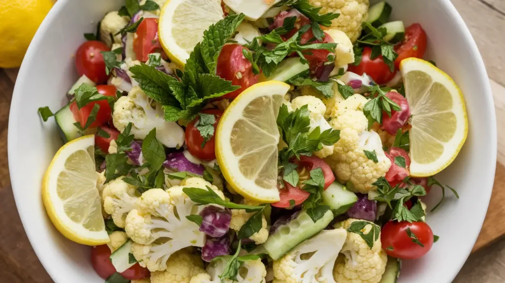 Zesty Cauliflower Tabbouleh