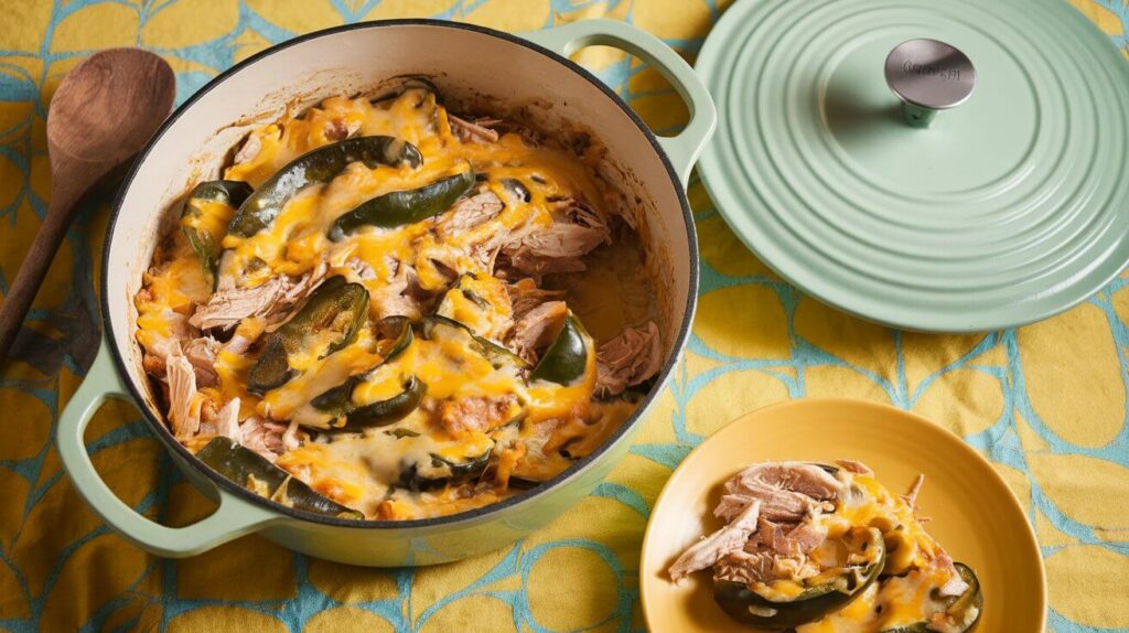 Low Carb One Pot Cheesy Chicken and Poblanos: A Keto-Friendly Culinary Delight