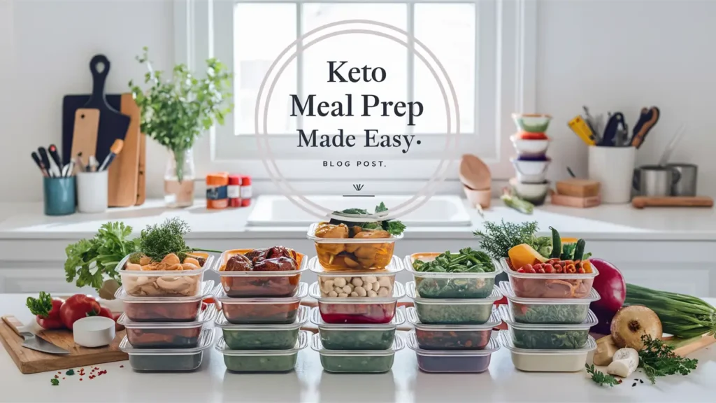 Keto Meal Prep Made Easy: A Beginner’s Guide to Efficient Planning and Cooking