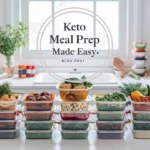 Keto Meal Prep Made Easy: A Beginner’s Guide to Efficient Planning and Cooking